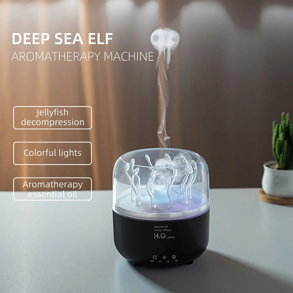 Deep sea elf Aromatherapy machine Air Humidifier Ultrasonic Aromatherapy Diffusers Mist Maker Fragrance Essential Oil Aroma