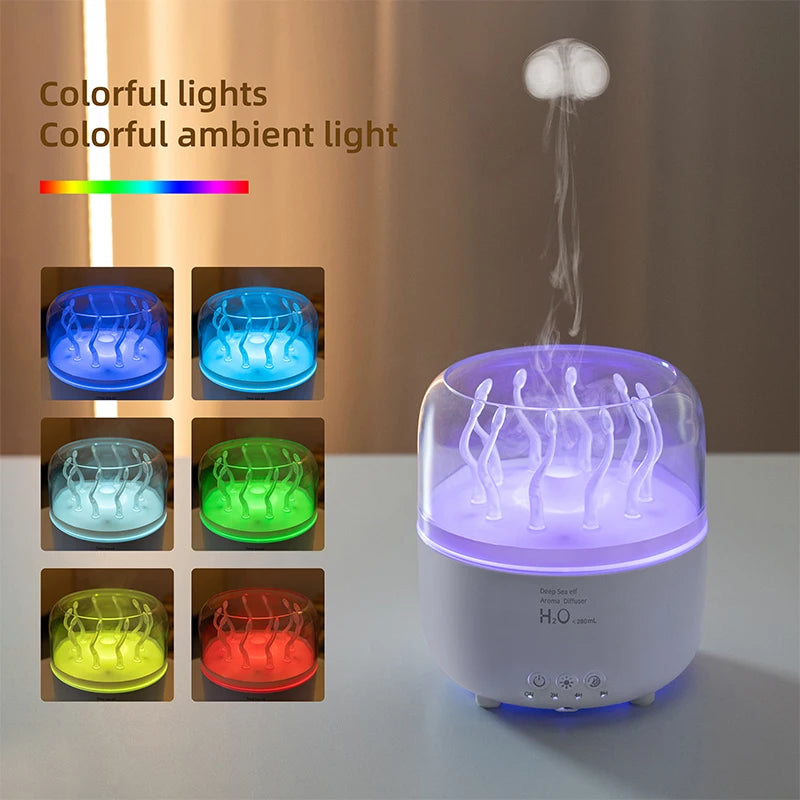 Deep sea elf Aromatherapy machine Air Humidifier Ultrasonic Aromatherapy Diffusers Mist Maker Fragrance Essential Oil Aroma