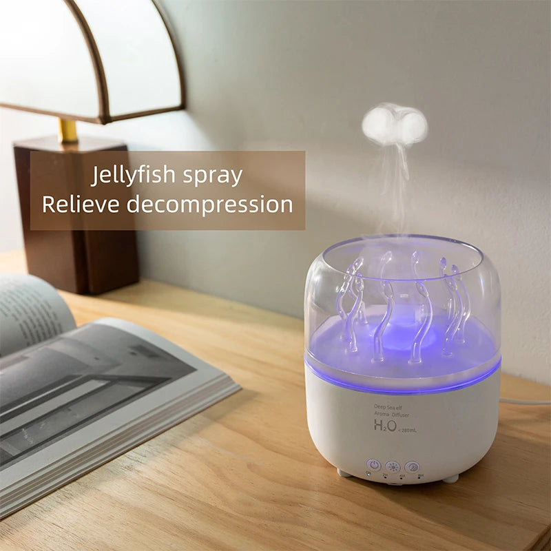 Deep sea elf Aromatherapy machine Air Humidifier Ultrasonic Aromatherapy Diffusers Mist Maker Fragrance Essential Oil Aroma