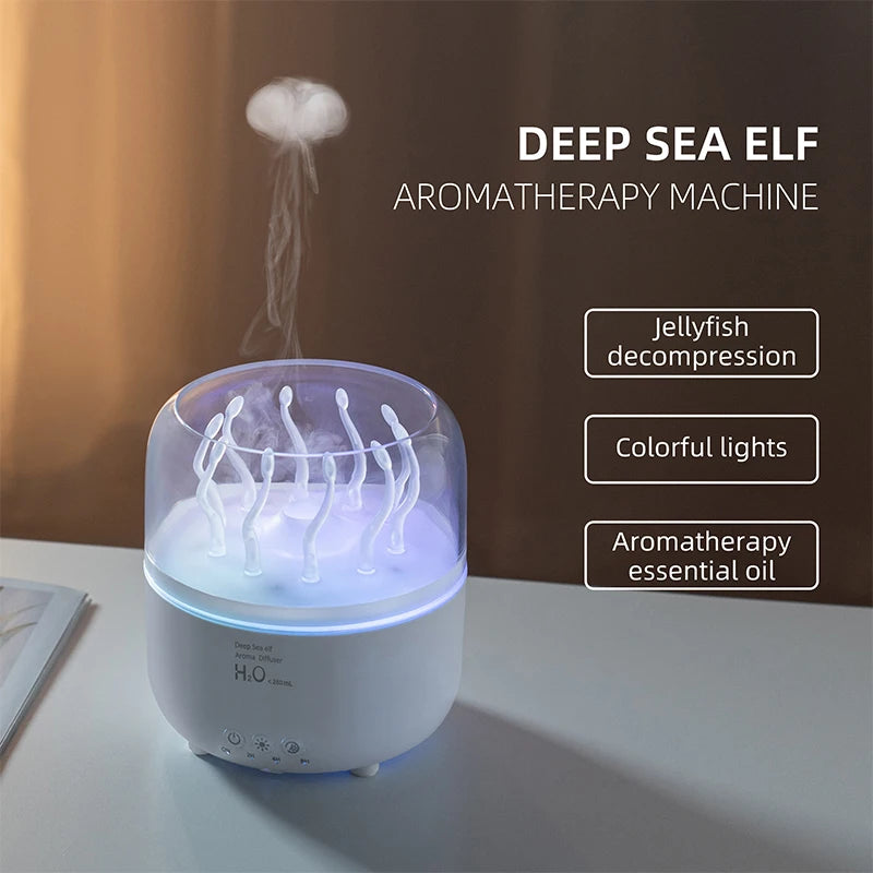 Deep sea elf Aromatherapy machine Air Humidifier Ultrasonic Aromatherapy Diffusers Mist Maker Fragrance Essential Oil Aroma